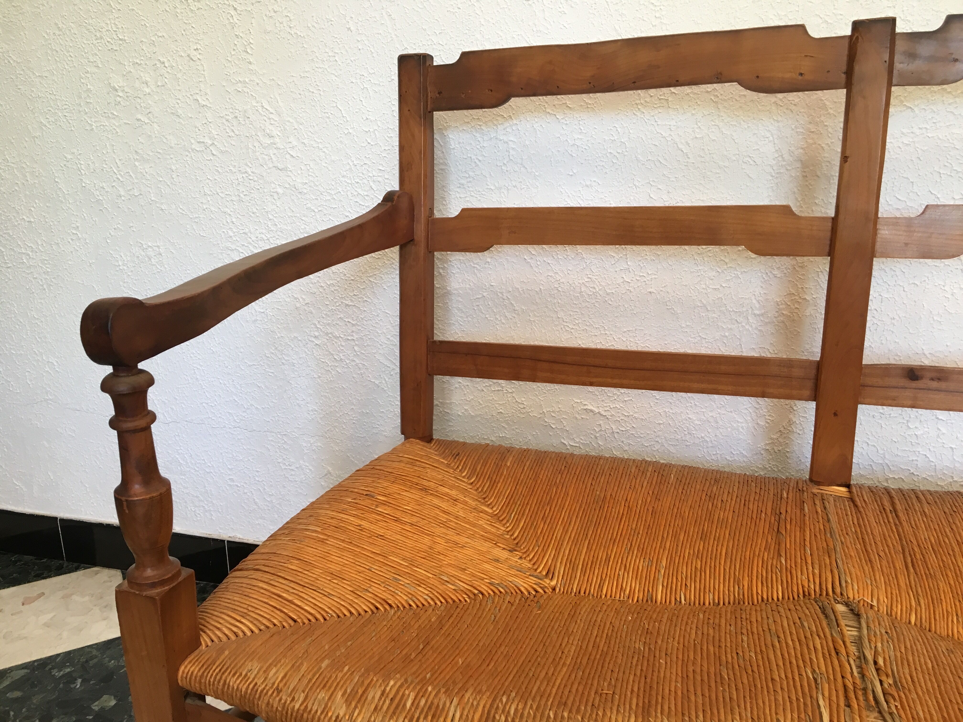 Provencal bench mulched 19th century