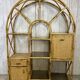 Vintage rattan shelf