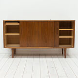 1960s Danish Walnut Sideboard/Record Cabinet by Poul Hundevad