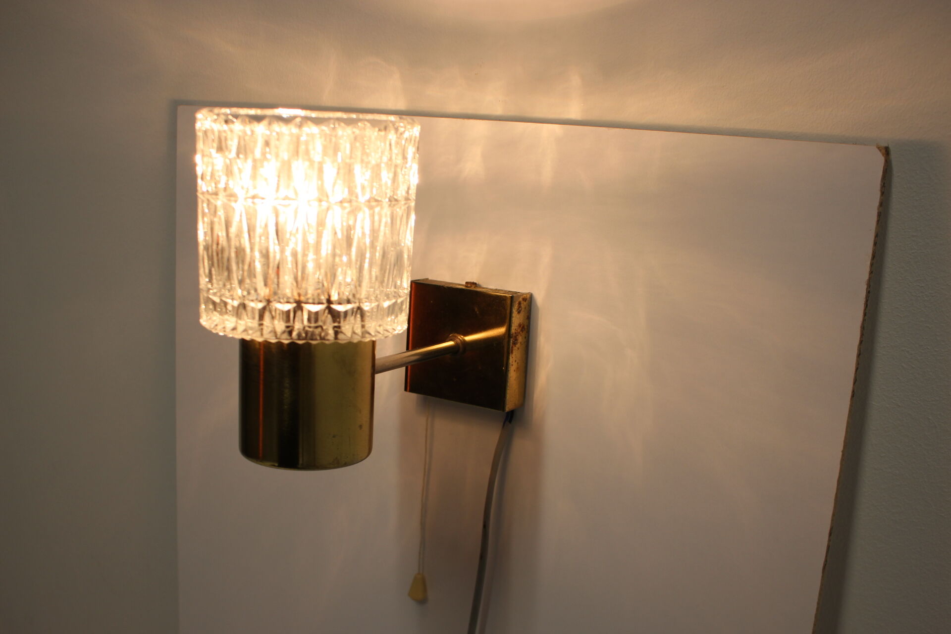 Wall Lamp by Kamenicky Senov, 1970s Czechoslovakia