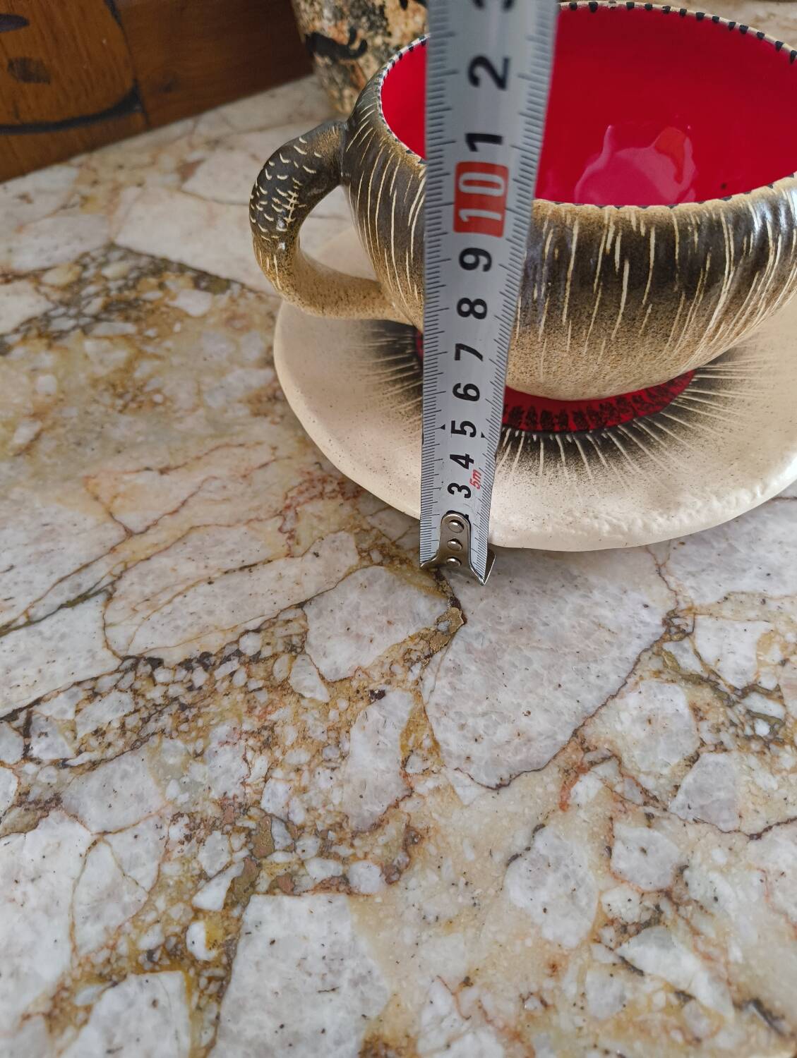 Breakfast service Bruno Dose + egg cup – Poterie du Breuil, Sar