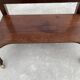 2 old English luggage rack in bronze and 19th century wood