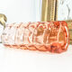 Art Deco geometric pink vase