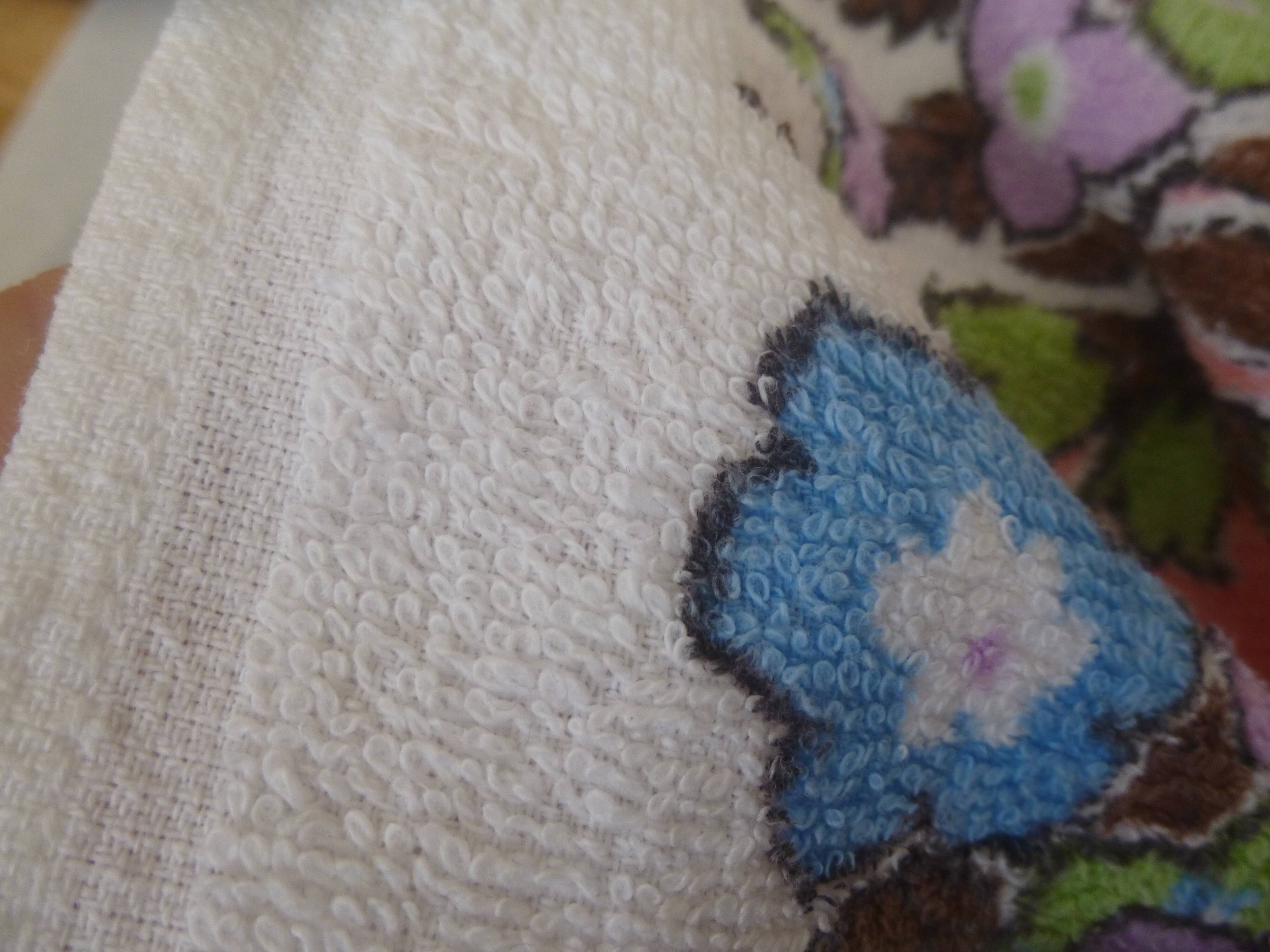 60s terry kitchen towel