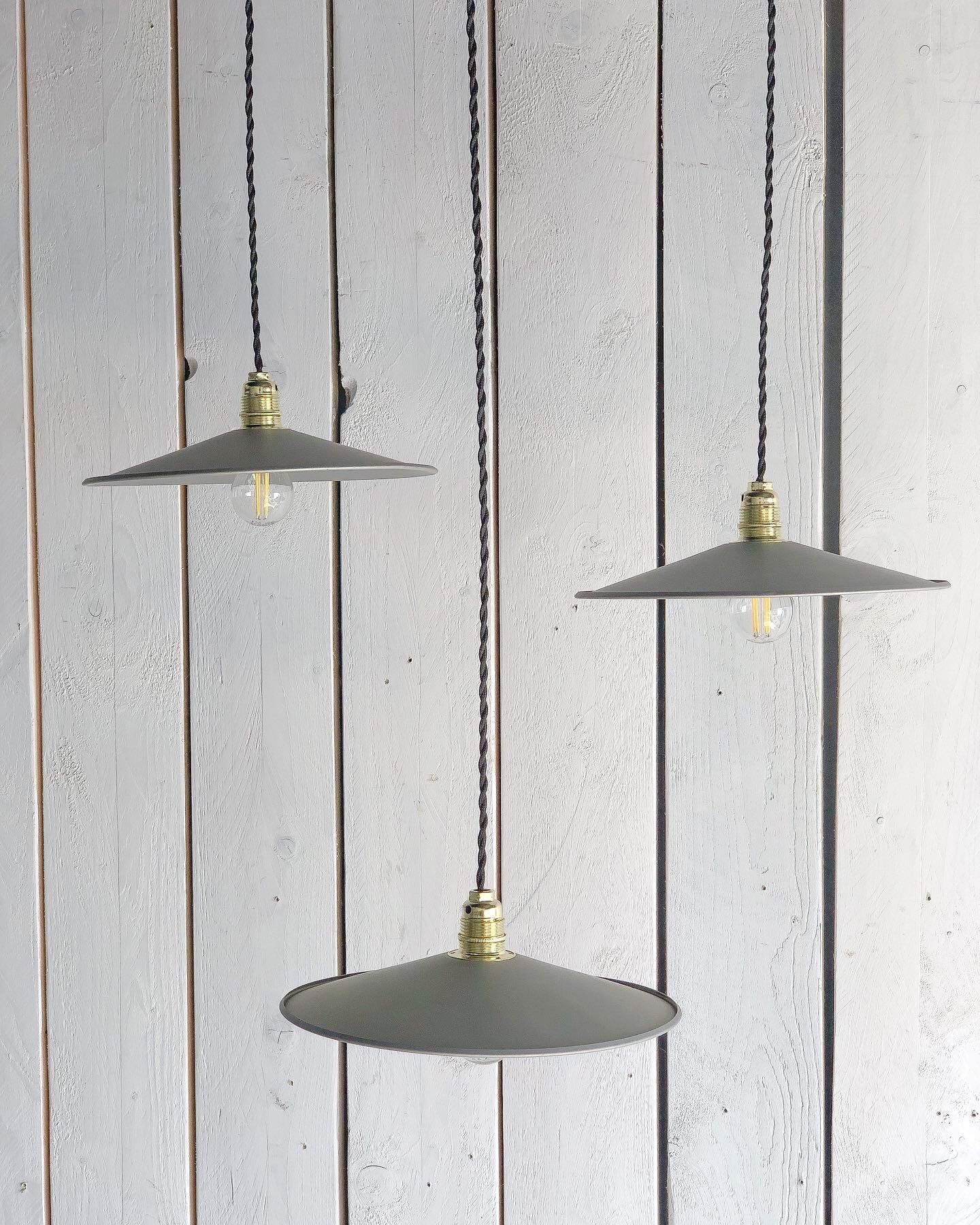 Grey military suspension lamp