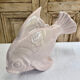 Sculpture poisson craquelé Art Déco céramique Le Jan
