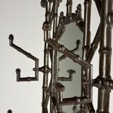 Faux bamboo coat rack cast iron ca. 1890