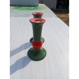 Pair of earthenware candlesticks from the brand: LR