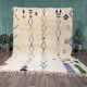 Tapis en laine fait main Maroc 3 x 2 m