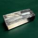 Gabriella Crespi style ice effect lucite vanity box, Italy, 1970s