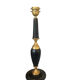 Black leather lamp Le Tanneur