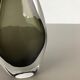 Vase en verre fumé par Nils Landberg 'Sommerso' pour Orrefors, Suède, années 1970