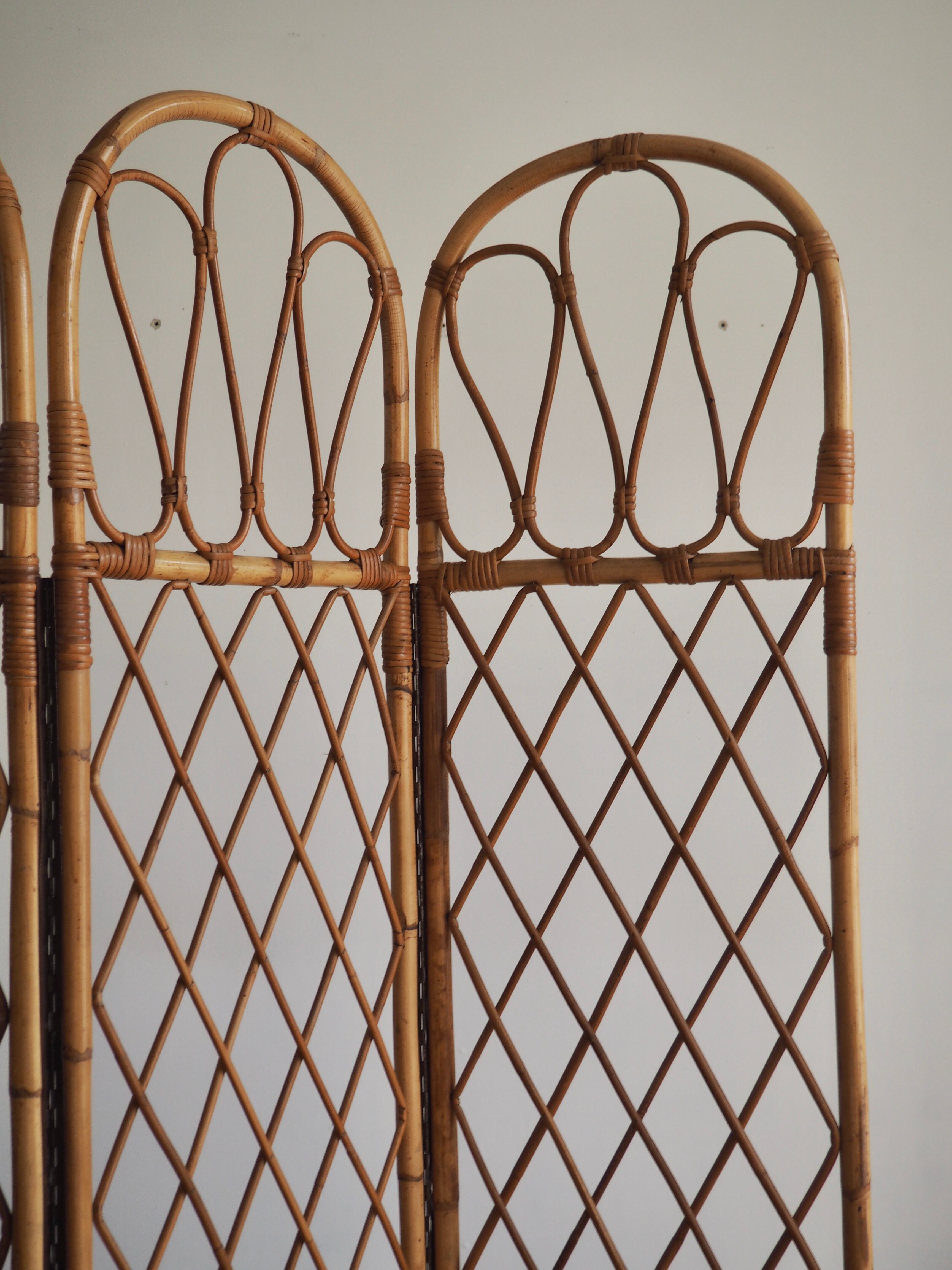 Rattan screen