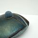 Signed raku ceramic sculpture