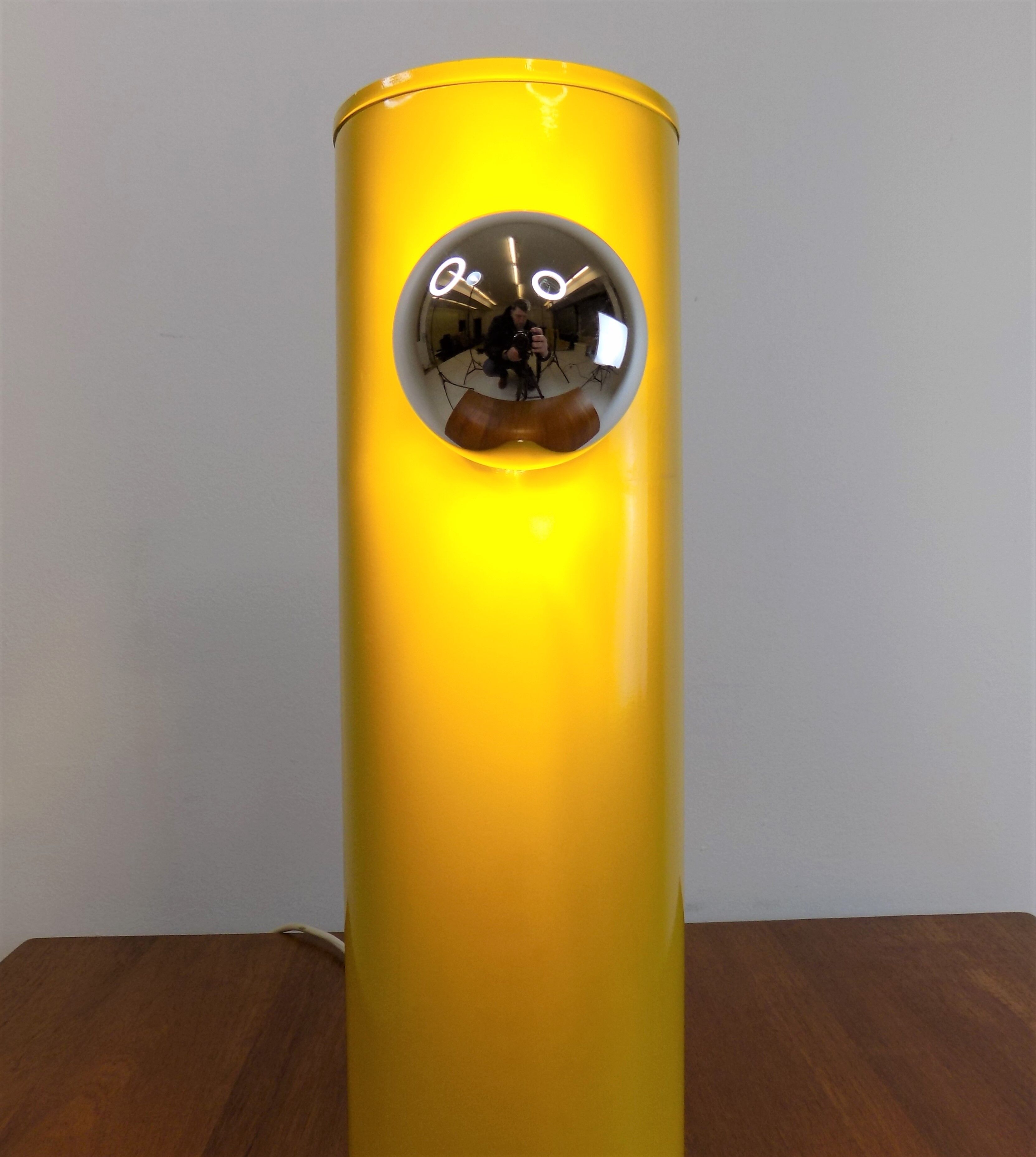 Hillebrand table lamp Cylinder 70s
