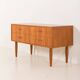 Small Danish teak sideboard with 4 drawers, 1960s