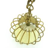 Vintage rattan pendant light