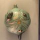Cloisonnée tea in the shape of lotus flower