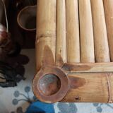 Bamboo desk with chair