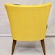 Vintage cocktail armchair from the 50's restored Kenzo fabric Lelievre Edition