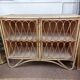 Meuble de rangement en rotin