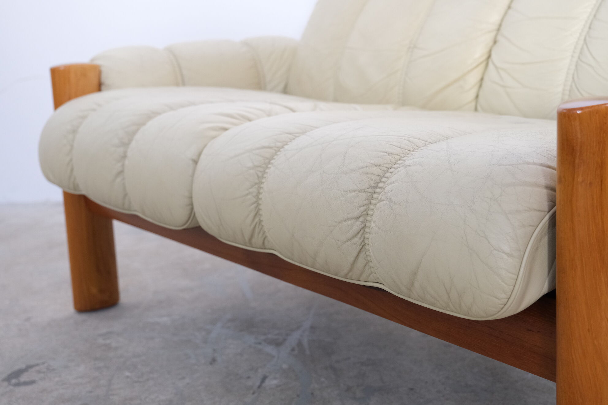 Leather Living Room Set model Montana by Ekornes, 1970's