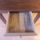 Table bureau ou table d’appoint art déco années 1930 vintage bois massif