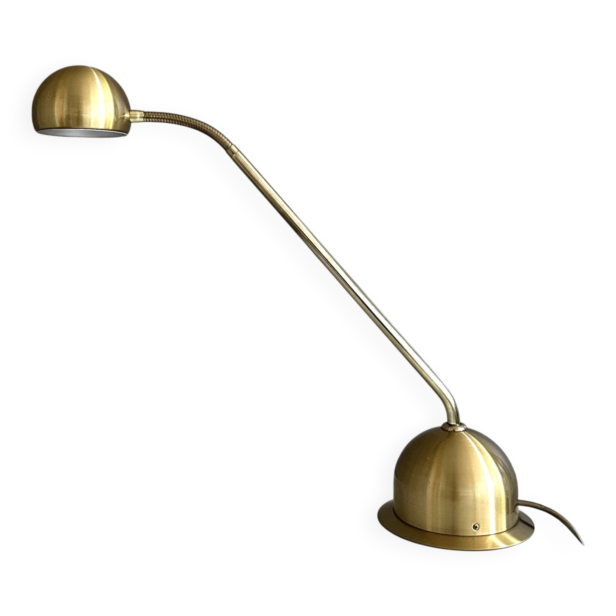 Vintage Hustadt Table Lamp – Brass Globe Lamp | Reading Lamp | Spot Lamp