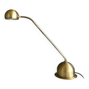 Lampe de table vintage Hustadt – Lampe globe en laiton | Lampe de lecture | Lampe spot