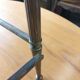 Marble and brass pull out tables