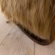 Halabala 269 lounge chair in long hair sheepskin