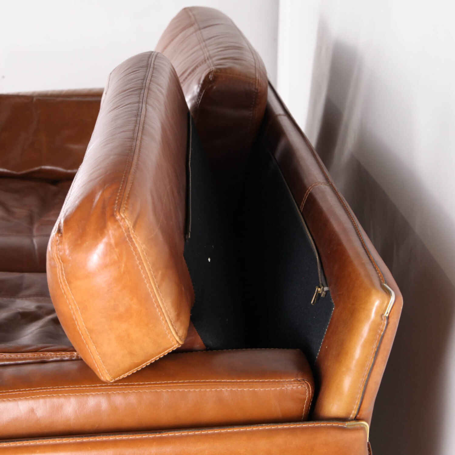 Roche Bobois leather sofa