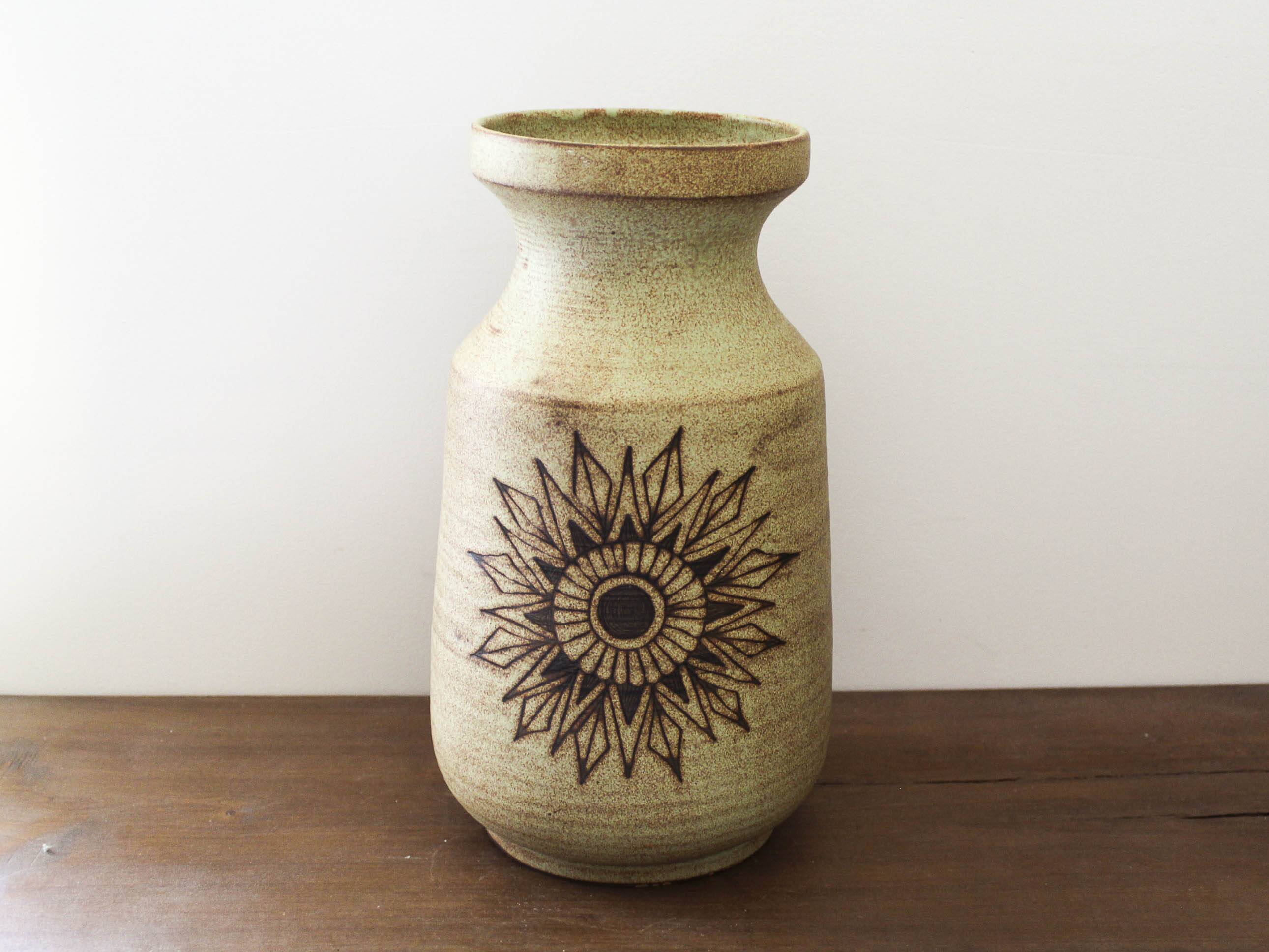 Fonck and Mateo Vallauris ceramic vase