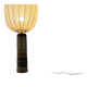 Mid-century modern ceramic table lamp in earthy tones Rörstrand Olle Alberius Sweden