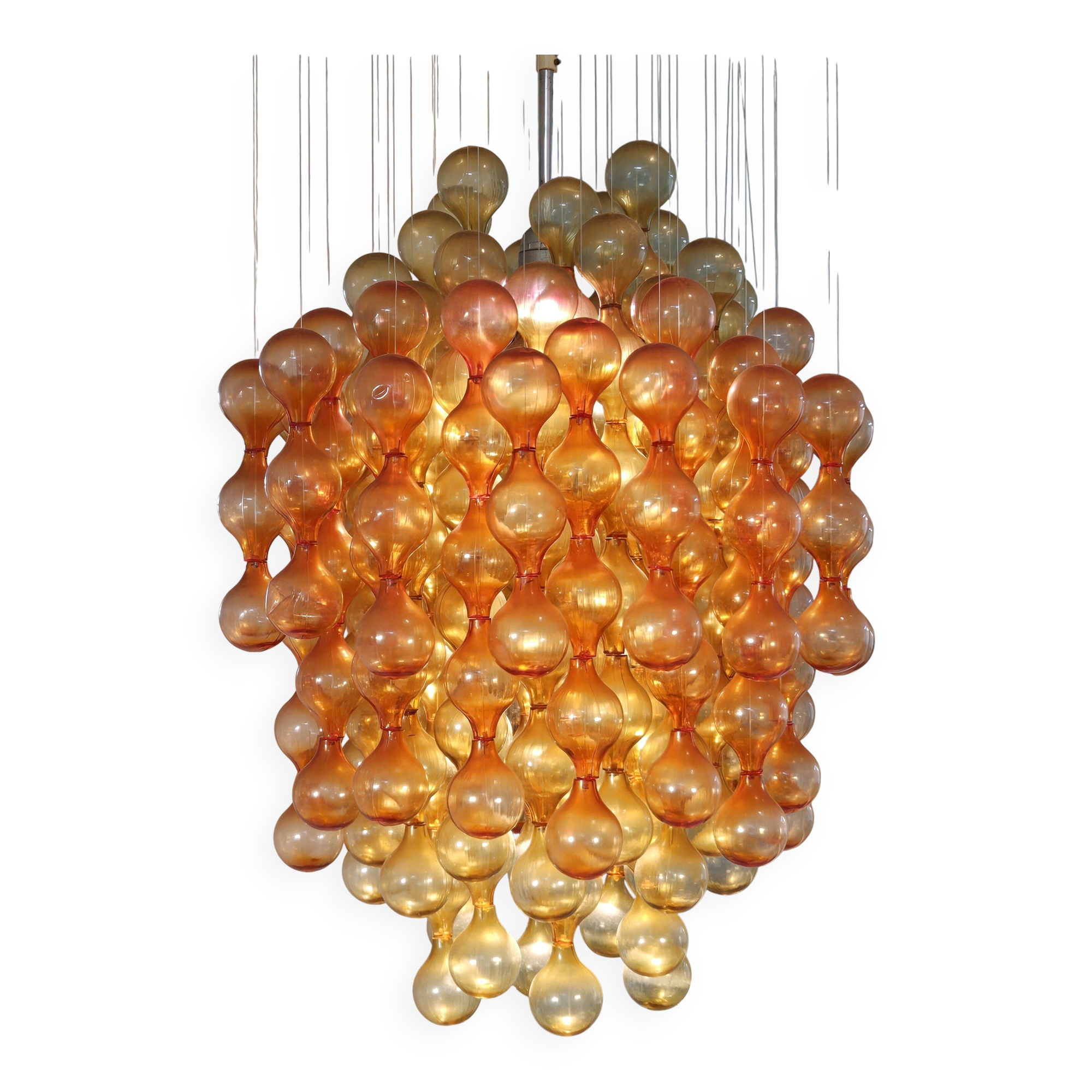 Vintage 1970s pendant light in the style of Verner Panton