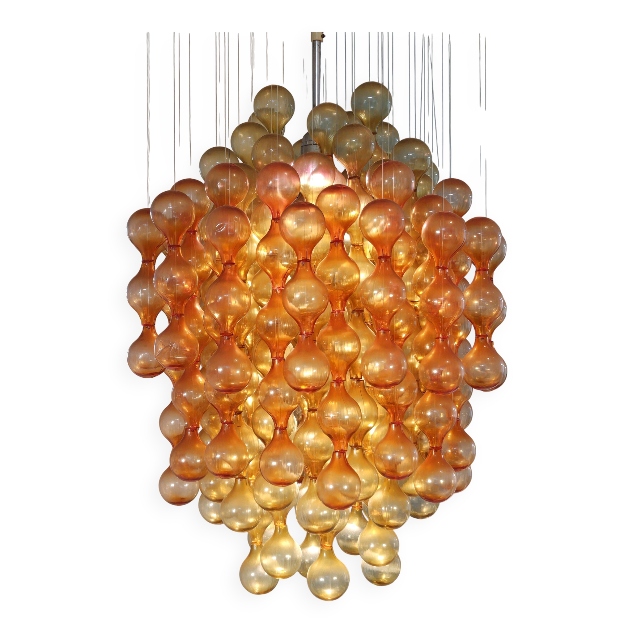 Vintage 1970s pendant light in the style of Verner Panton