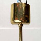 German vintage brass chandelier by Star Leuchten, 1970s.