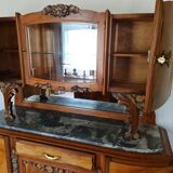 Vintage two-body sideboard from the 30s-50s
