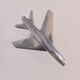 Maquette avion en aluminium, années 1950