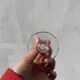 5 cut crystal stemmed glasses