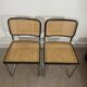 Paire de chaises Cesca Marcel Breuer made in Italy b32