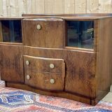 1950s English Walnut Bar