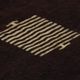 Small Vintage Anatolian Kilim Brown and Beige 165 x 128 cm