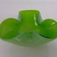 Green Sommerso Murano Glass Ashtray, Italy, 1960s