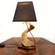 Brutalist spiral lamp from the 1960s, a curiosity object made of horn.