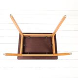 Bureau d’enfant vintage Mid-Century en bois table d’écolier rétro pour cham