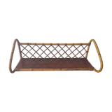 Vintage rattan shelf