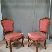 Pair of Louis XV style chairs