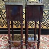 Pair of Louis XVI style bedside tables