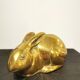 Lapin en laiton